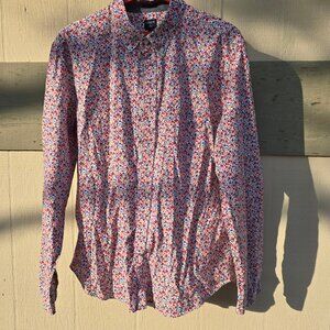 JCrew XL Slim Fit Button Down Shirt - Floral Design